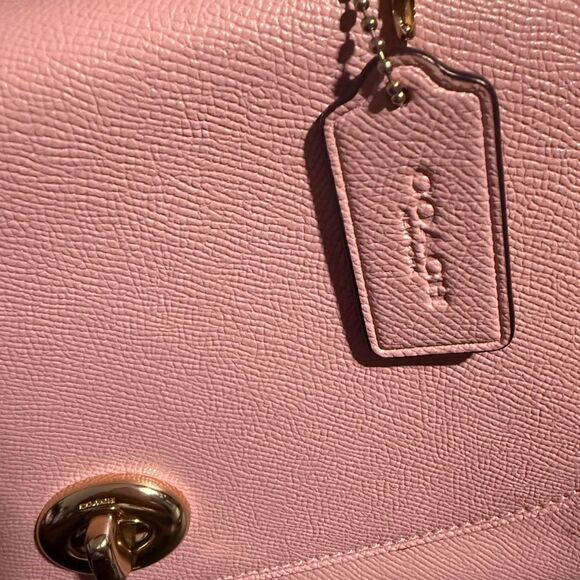 Coach Pink Top Handle Crossbody Bag - Picture 3 of 6